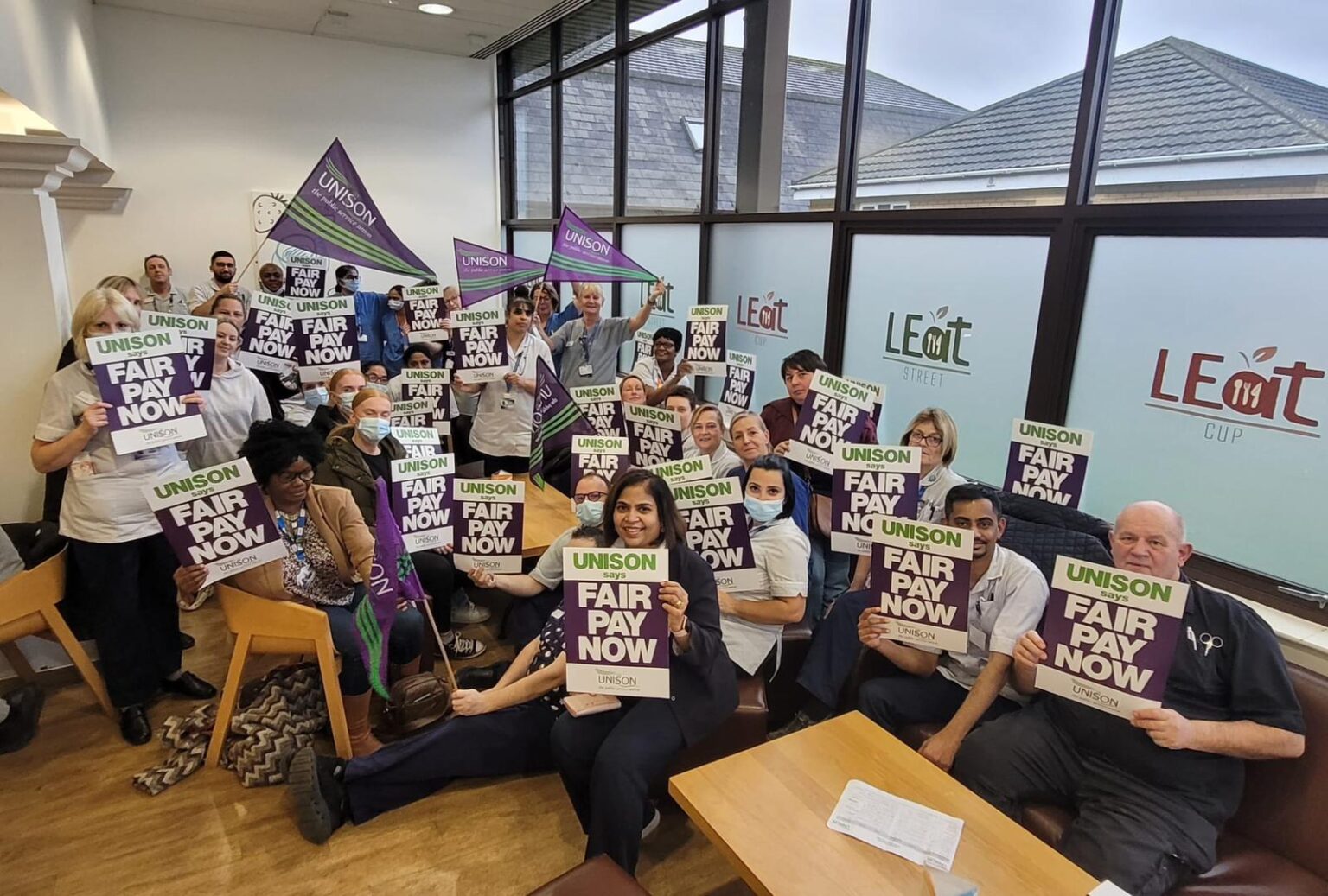 Leicester’s healthcare assistants demand fair pay deal Article, News News UNISON East Midlands